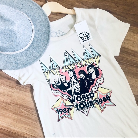 Chaser Band Tee Def Leopard - Picture 1 of 3